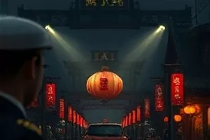 候鸟群飞过湿地上空的长焦画面